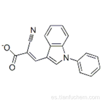 2-ciano-3- (1-fenilindol-3-il) acrilato CAS 56396-35-1